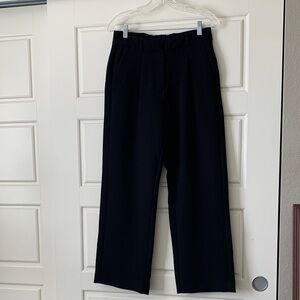 Old Navy Women’s Extra High-Rise Taylor Wide Leg Trouser, Black, size S Petite